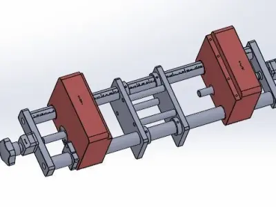 Double location fine-tuning platform 3D model