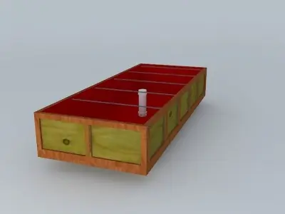 System Aquaponico 05 Aquaponics Growing Beira Mar Bed Plywood 3D model
