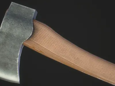 Working tools Low-poly 3D model