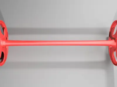 Plastic Wheel 2 3D model