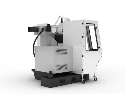 Corded Milling Machine ABENE VHF-680 3D model