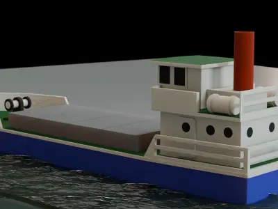 Kpt Czochracz Toy Ship  3D model