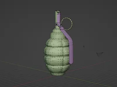 F1 russian grenade 3D model