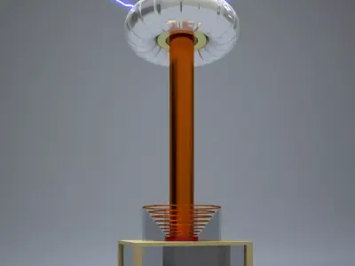 Tesla Coil 3D model purchase