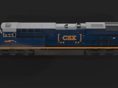 ES44AC Free low-poly 3D model