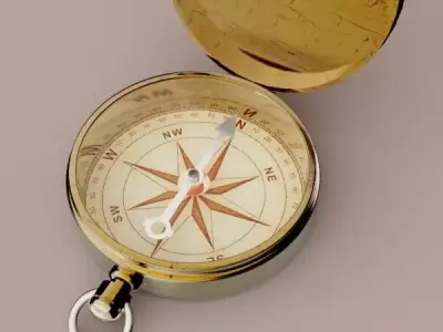 Old Compass 3D model