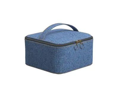 Denim Mini Box Bag 3D model