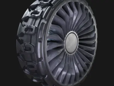 Air Free Wheel 3D 3D model