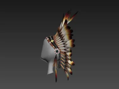 Indian Hat 3D model