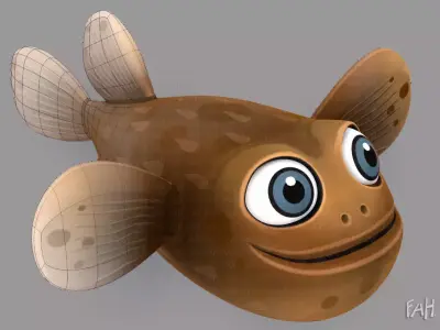 Fish V06 Low-poly 3D model