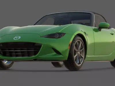 2019 Mazda MX-5 Miata 3D Model  The World Favorite Roadster 3D model