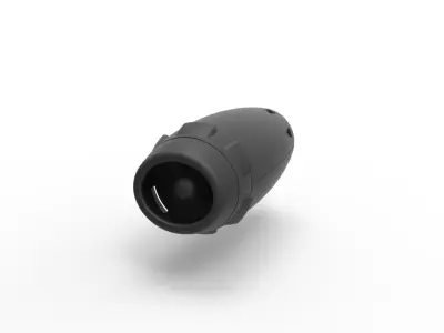 Jet engine 4 3D print model