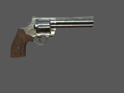 Colt Anaconda Low-poly 3D model
