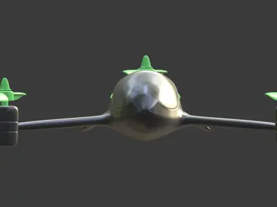 Tricopter - Drone 3D model