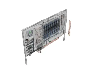 Distribution board for transformer station Free 3D model