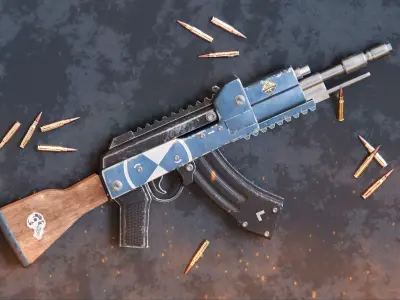 AK 77 3D model