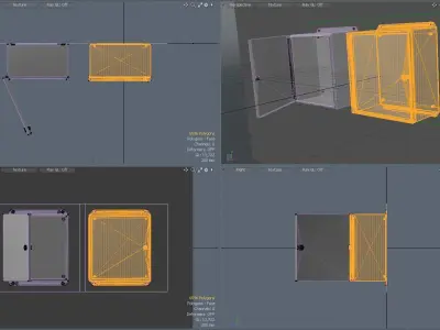 Electrical Steel Panel Box 3D model