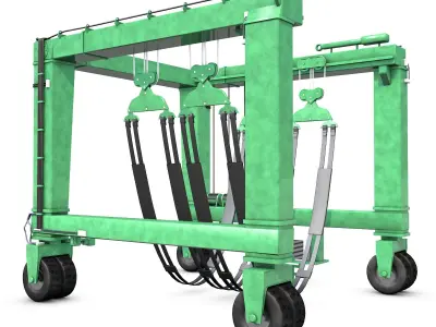 Industrial Marine Travel Lift  3D model