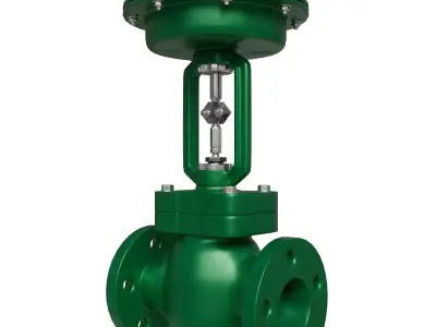 Control valve 3D model purchase