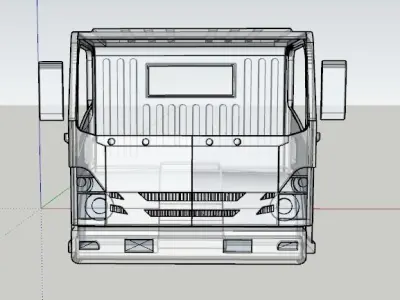 RC TRUCK KABIN ISUZU GIGA NMR 3D print model