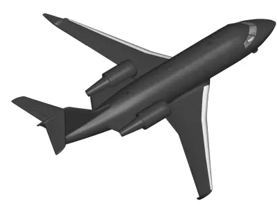 Bombardier Challenger 3D model