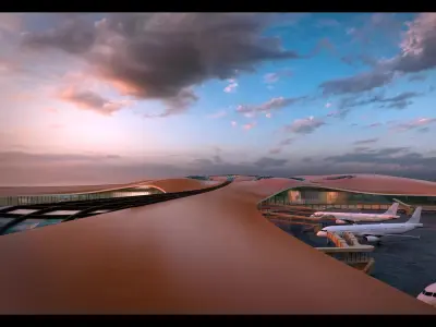 CHINA Beijing International Airport 3D model