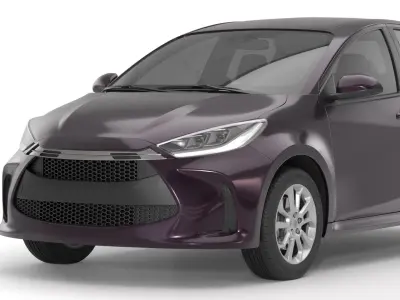 Generic Hatchback 02 3D model