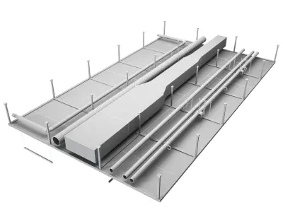 industrial ceiling 3D model