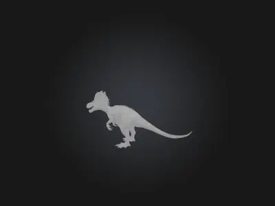 Realistic Allosaurus Model Low-poly 3D model