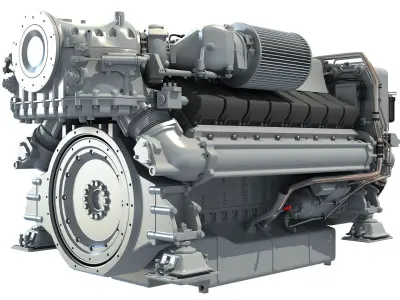 Yacht Engine - 3D Models 3D model