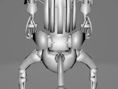 STAR WARS EKA DROID - Low Poly Game - Battlefield - FBX MODEL Low-poly 3D model