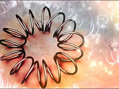 Circular Spring Free 3D model purchase