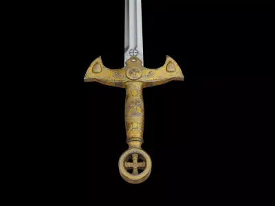 Sword of the Templars 3D model