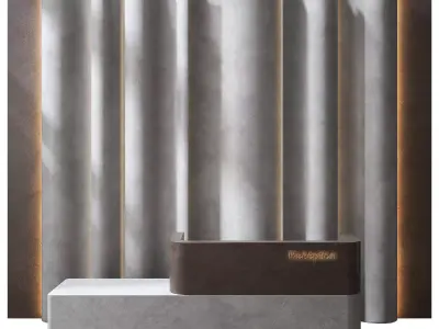 Industrial Interior - Reception 3D model