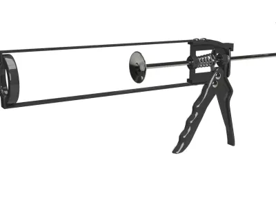 Sealant skeleton gun 3D model