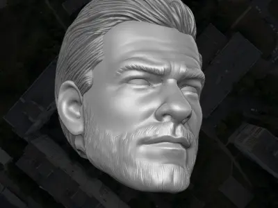 Jack Reacher Fan Art 3D Printables for Action Figures 3D print model