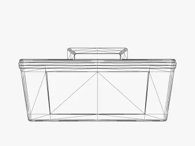 Toolbox  Low-poly 3D model