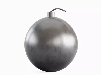 Bomb Set Low-poly 3D model