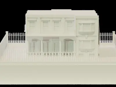 Museum Low-poly 3D model