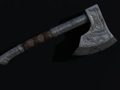 Viking Axe 3D model
