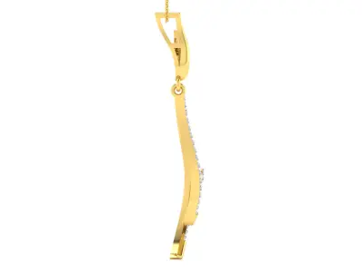 eye of the angle design earring pendent set 3D print model