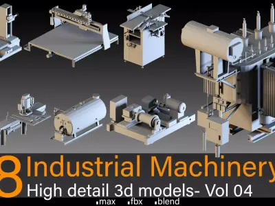 8- Industrial machinery- Vol 04 3D model