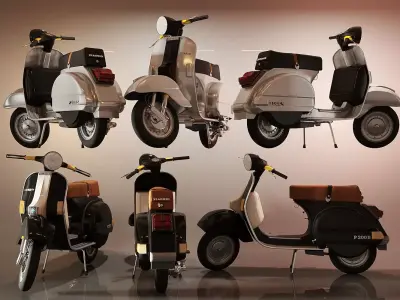 motorcycle electric scooter   electric bike 3D model