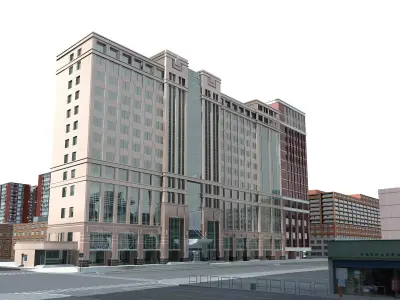 Office Building 3D model 9