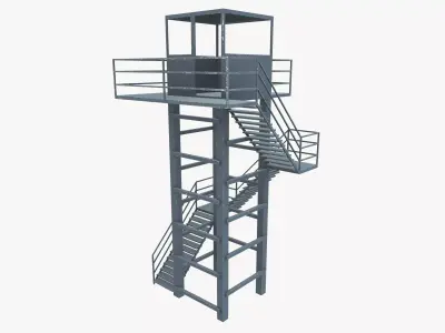 Watch Tower 3D model