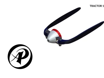 Folding Propeller AP-PR-009 11-6 3D print model