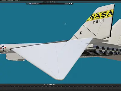 XB-70 Valkyrie Free 3D model
