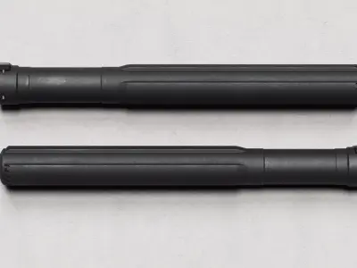 KAC - M110 - PRG Silencer - Replica Low-poly 3D model