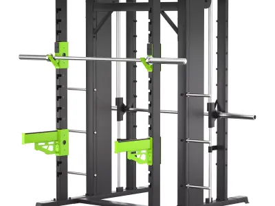 DHZ JN2063B Smith Combo Rack 3D model
