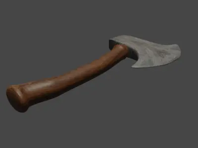 Survival Axe  Free low-poly 3D model